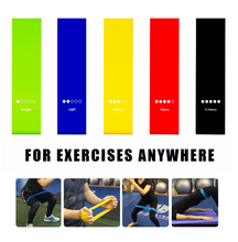 Lataa kuva Galleria-katseluun, Vastuskuminauhasetti luonnonkumia