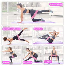 Lataa kuva Galleria-katseluun, Vastuskuminauhasetti leveä tekstiilipäällysteinen