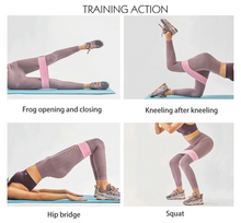 Lataa kuva Galleria-katseluun, Vastuskuminauhasetti leveä tekstiilipäällysteinen